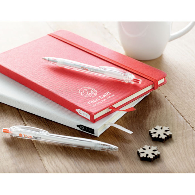 Carnet personnalisable A5 ligné Recyclé RPET 