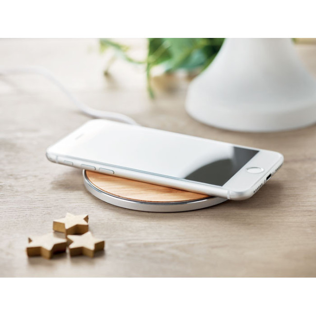 Chargeur induction bambou alu despad 