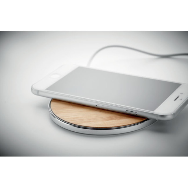 Chargeur induction bambou alu despad 