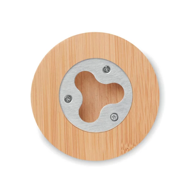 Décapsuleur Bambou 2 en 1 personnalisable 