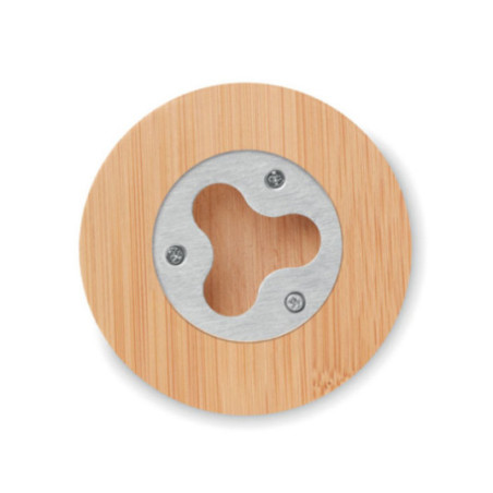 Décapsuleur Bambou 2 en 1 personnalisable 