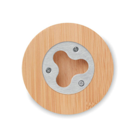Décapsuleur Bambou 2 en 1 personnalisable 