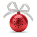 Boule de Noel enceinte publicitaire 