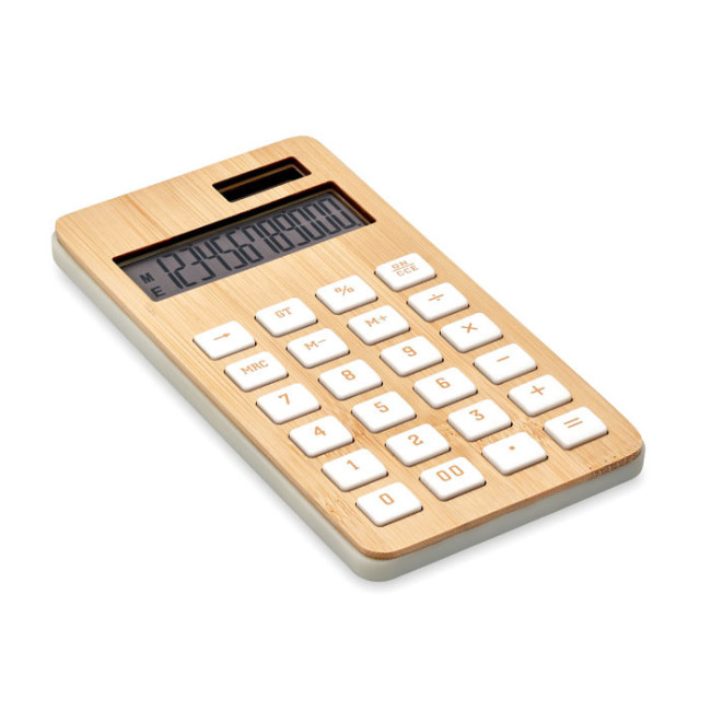 Calculatrice personnalisée bambou 