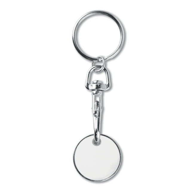 Porte-clés publicitaire jeton token 