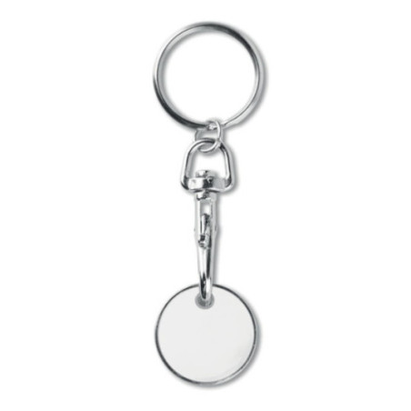 Porte-clés publicitaire jeton token 