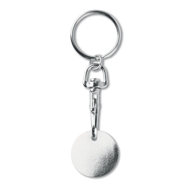 Porte-clés publicitaire jeton token 