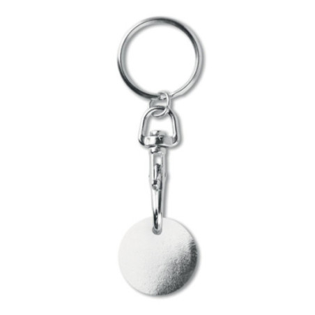 Porte-clés publicitaire jeton token 