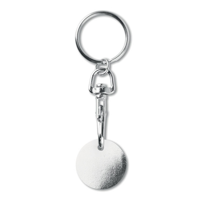 Porte-clés publicitaire jeton token 
