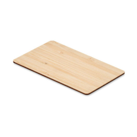 Carte anti-RFID personnalisée bambou Custos 