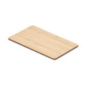 Carte anti-RFID personnalisée bambou Custos 