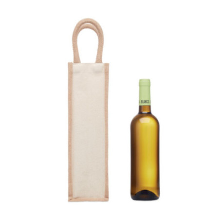 Sac cadeau en toile de jute Vino 