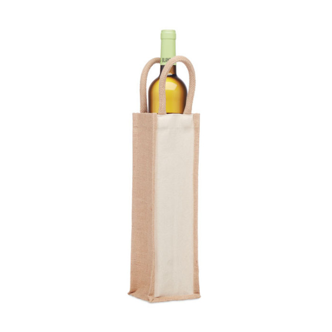 Sac cadeau en toile de jute Vino 