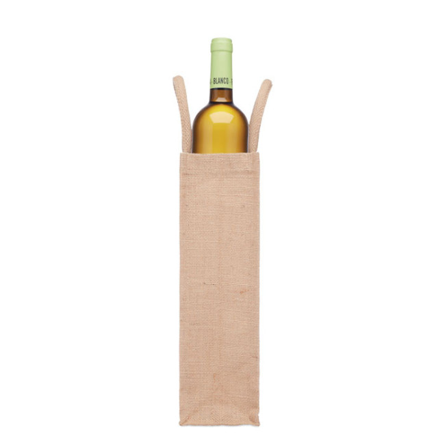 Sac cadeau en toile de jute Vino 