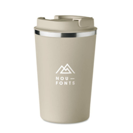 Tasse double paroi publicitaire Brace 350 ml 