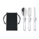 Set de couverts pliables publicitaire Stapi 