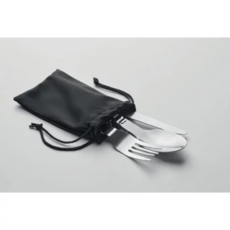 Set de couverts pliables publicitaire Stapi 