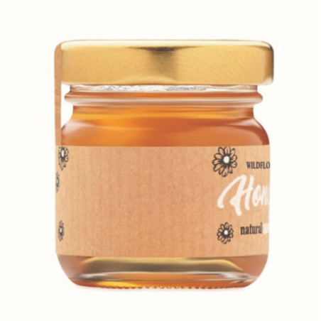 Pot de miel de fleurs publicitaire Bumle 