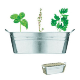 Bac à plantes publicitaire...