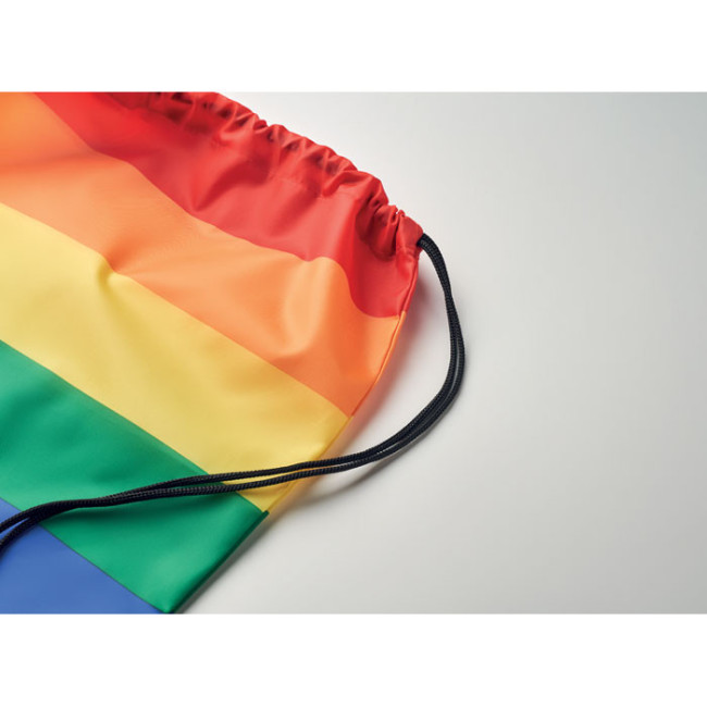 Sac cordon publicitaire Rainbow 