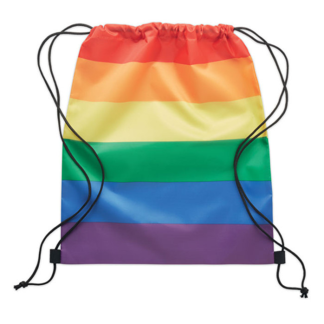 Sac cordon publicitaire Rainbow 