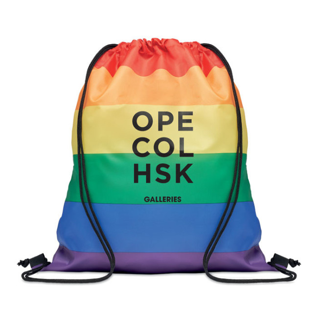 Sac cordon publicitaire Rainbow 