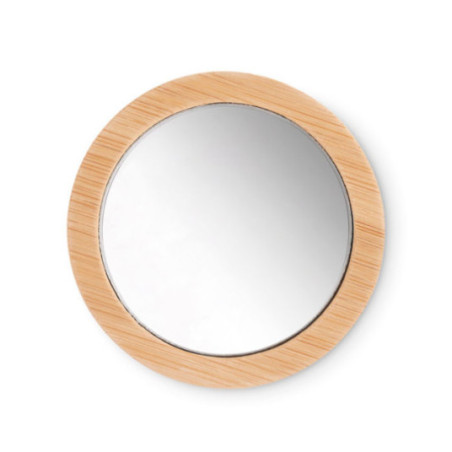 Miroir de poche en bambou Malay 
