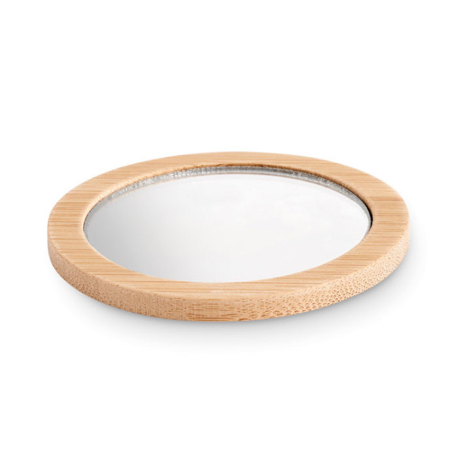 Miroir de poche en bambou Malay 