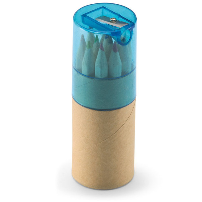 Set 12 crayons de couleurs publicitaire Lambut 