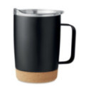 Mug en acier et liège publicitaire Ruby 300 ml 
