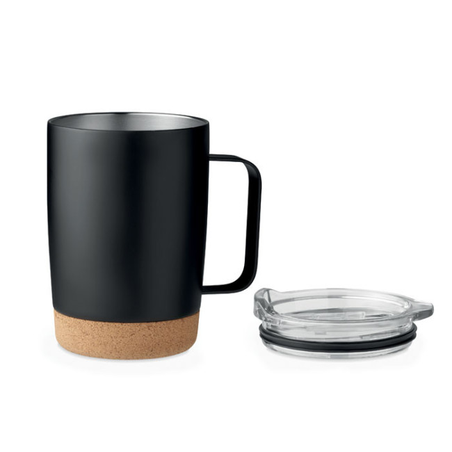 Mug en acier et liège publicitaire Ruby 300 ml 