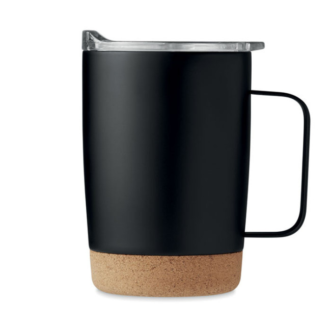 Mug en acier et liège publicitaire Ruby 300 ml 