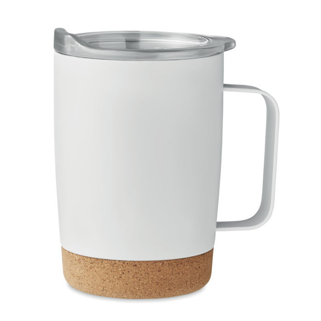 Mug en acier et liège publicitaire Ruby 300 ml 