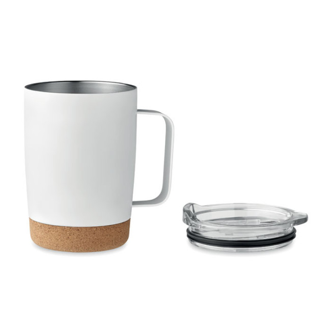 Mug en acier et liège publicitaire Ruby 300 ml 