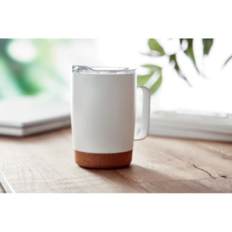 Mug en acier et liège publicitaire Ruby 300 ml 