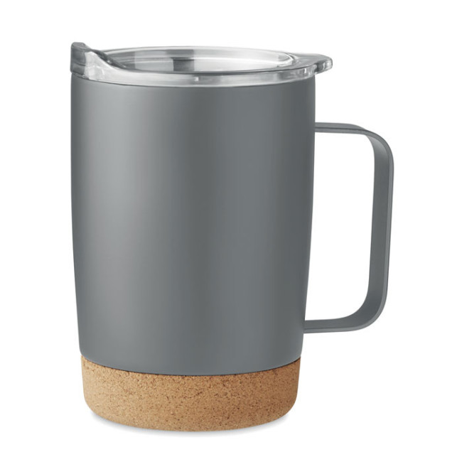 Mug en acier et liège publicitaire Ruby 300 ml 