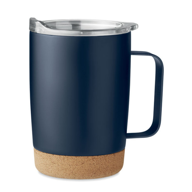 Mug en acier et liège publicitaire Ruby 300 ml 