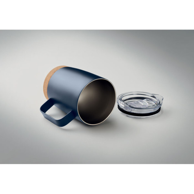 Mug en acier et liège publicitaire Ruby 300 ml 