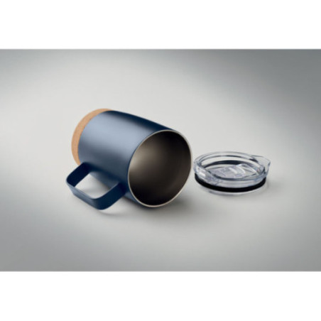 Mug en acier et liège publicitaire Ruby 300 ml 