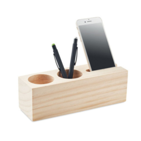 Support de bureau avec graines de trèfle Thila 