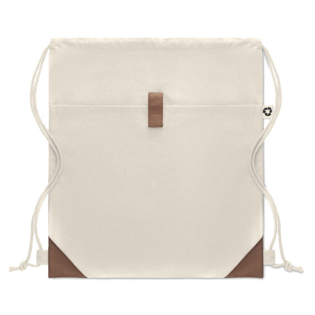 Sac à cordon en coton recyclé Panda Bag 