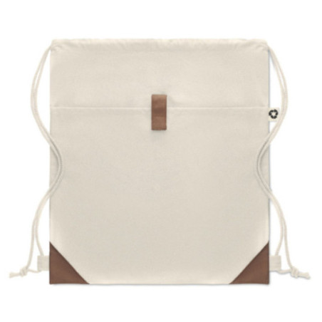Sac à cordon en coton recyclé Panda Bag 