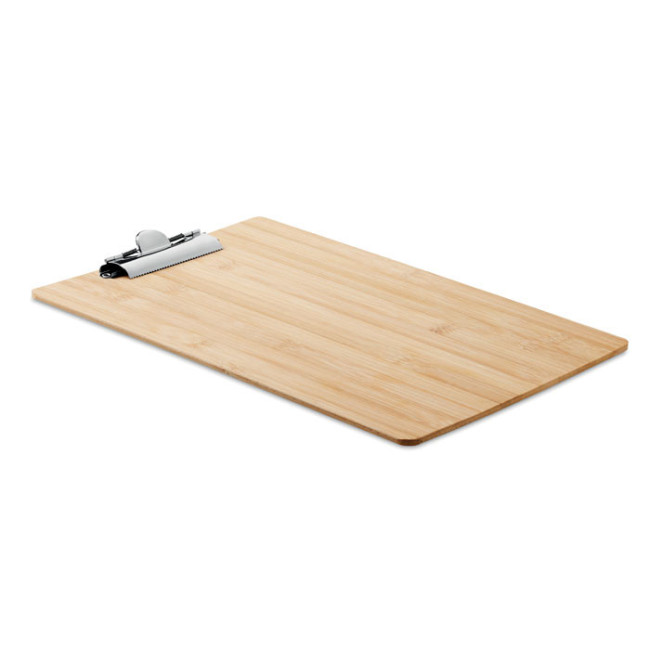 Porte-bloc A4 personnalisable en bambou Clipbo 