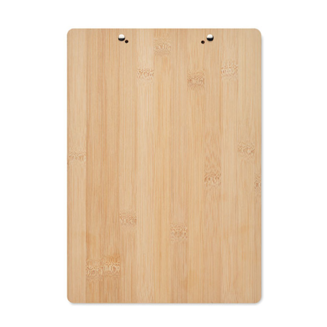 Porte-bloc A4 personnalisable en bambou Clipbo 