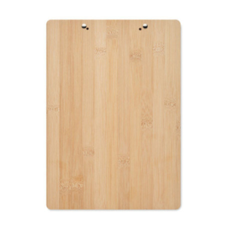 Porte-bloc A4 personnalisable en bambou Clipbo 