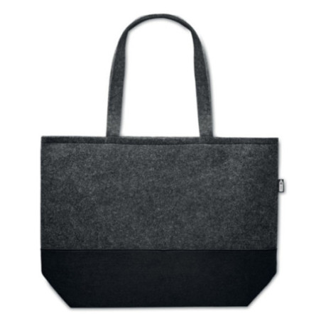 Sac cabas personnalisé en feutre RPET Duo Indico 