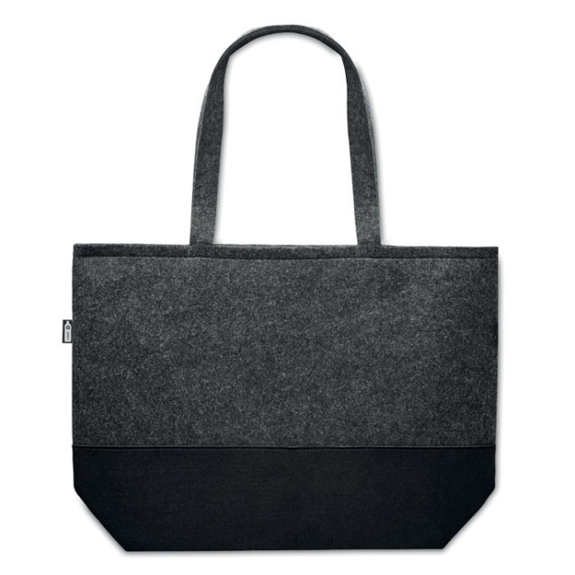 Sac cabas personnalisé en feutre RPET Duo Indico 