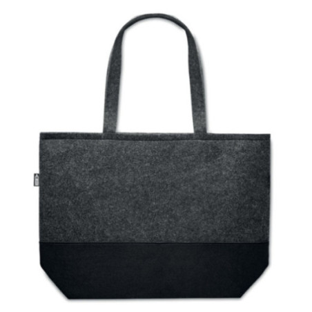 Sac cabas personnalisé en feutre RPET Duo Indico 