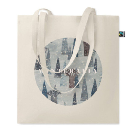 Sac shopping publicitaire Osole + Fairtrade 