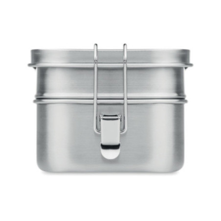 Lunch box acier personnalisable double 